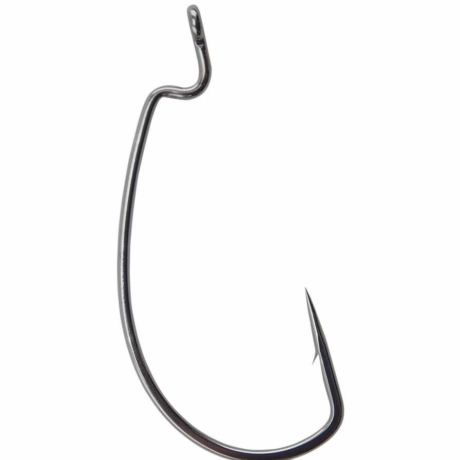 Terminal Tackle * | Quality Guarantee Gamakatsu Superline Offset Extra Wide Gap Worm Hooks