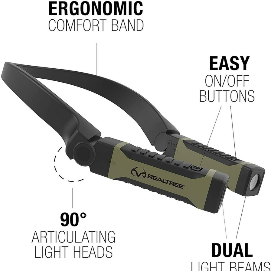 Fishing Accessories * | Top Sell Ezred Realtree Anywear Alkaline Led Neck Light