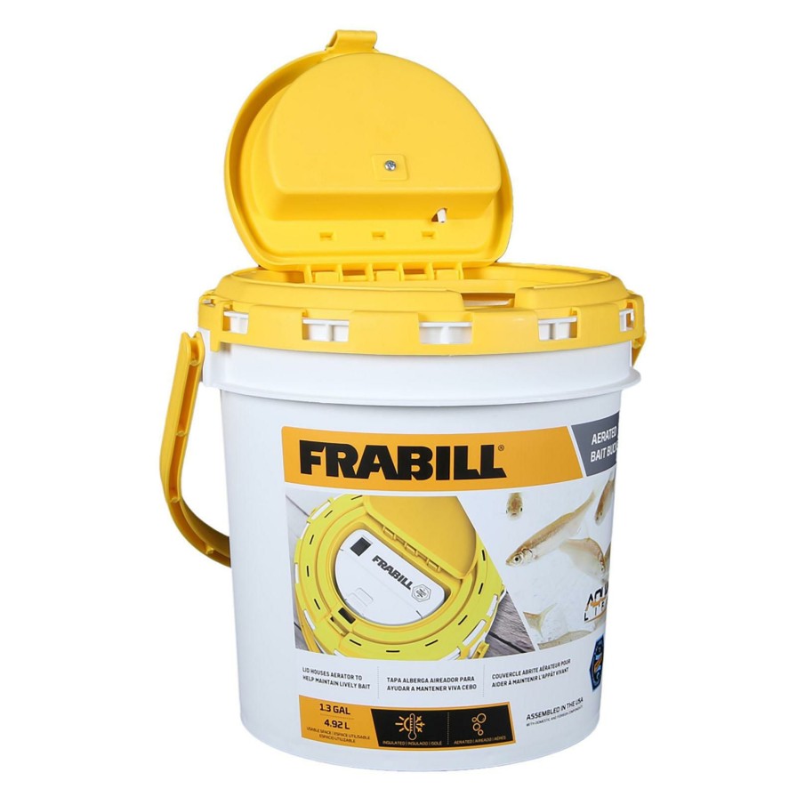 Fishing Accessories * | Bargain Sale Frabill Insulated Bait Bucket With Aerator