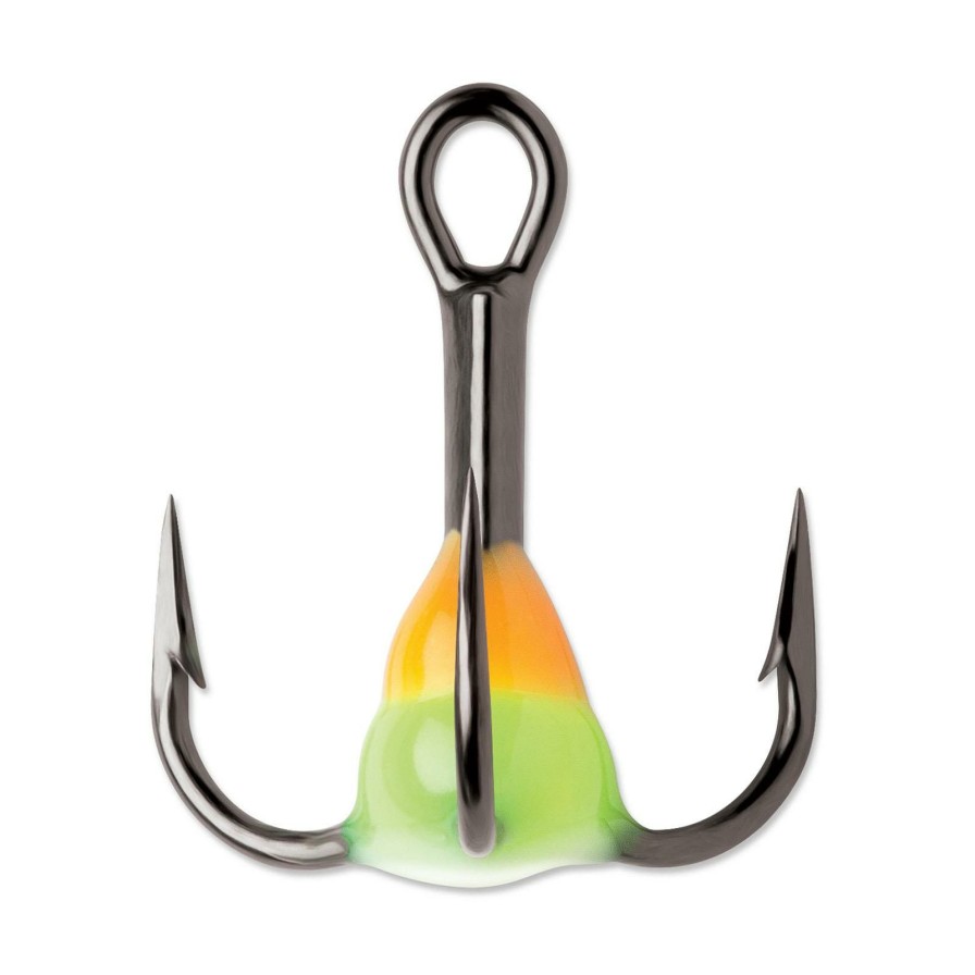 Terminal Tackle * | Delicate Design Vmc Glow Resin Treble Hooks