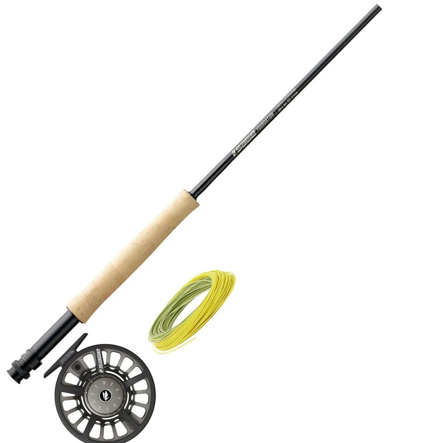 Rod & Reel Combos * | Bargain Sale Sage Foundation Fly Outfit