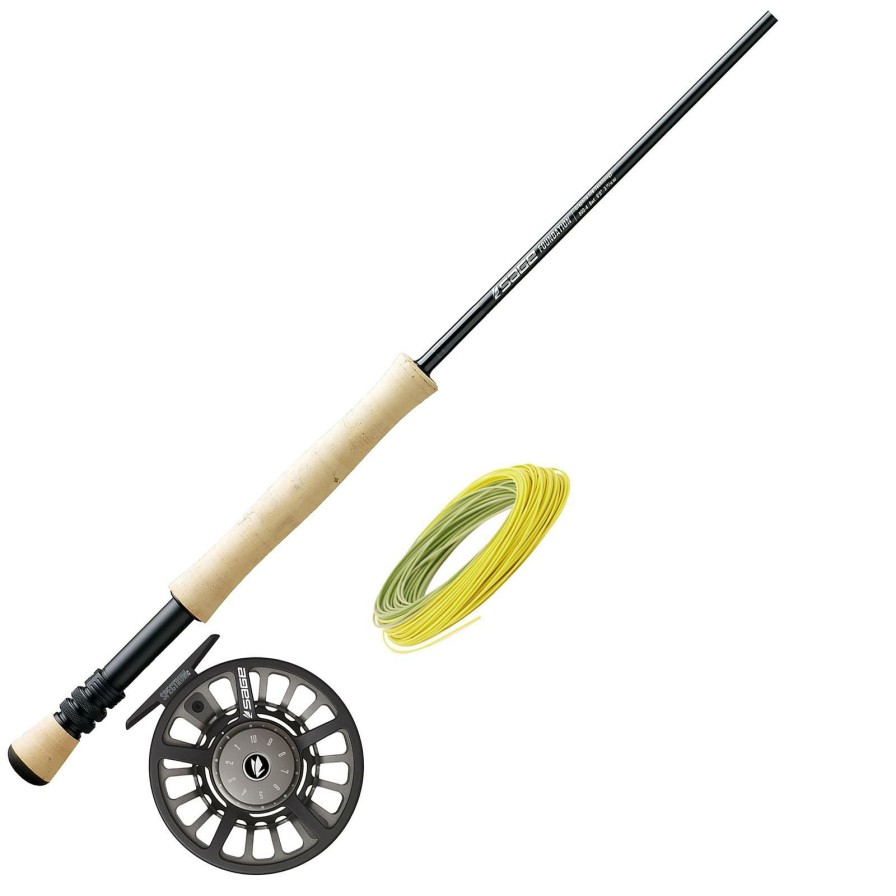 Rod & Reel Combos * | Bargain Sale Sage Foundation Fly Outfit