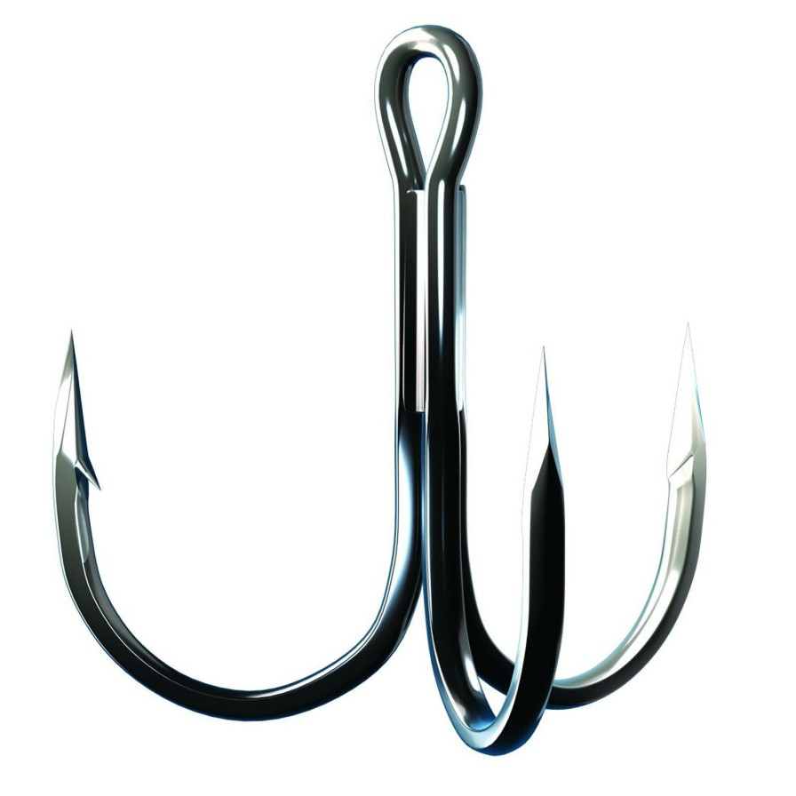 Terminal Tackle * | Offering Discounts Eagle Claw Trokar Tk934 Round Treble Hooks