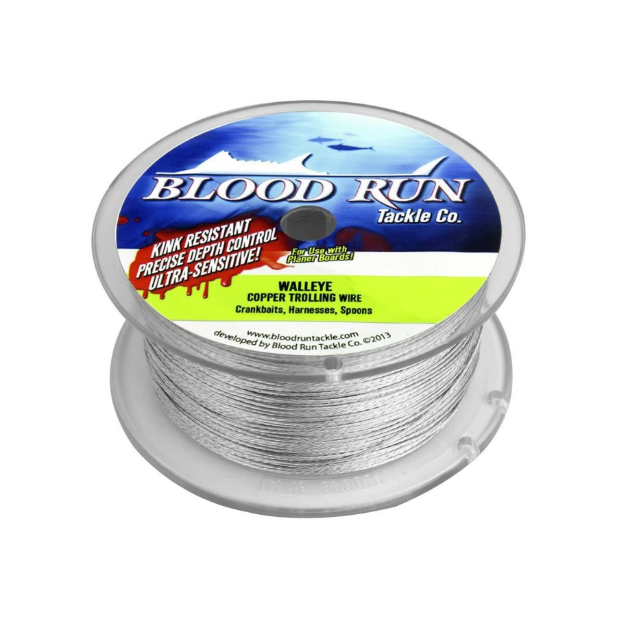 Line * | At Unbeatable Price Blood Run Tackle Walleye Copper Trolling Wire