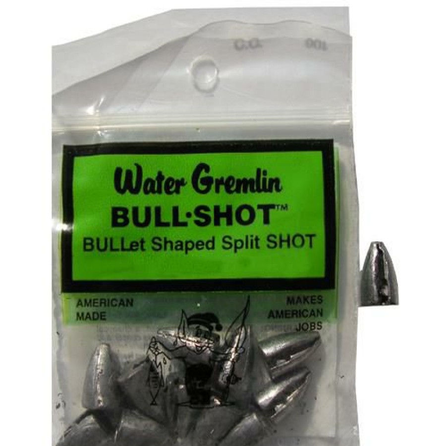 Terminal Tackle * | Best Quality Water Gremlin Bull-Shot Bullet Shaped Split Shot