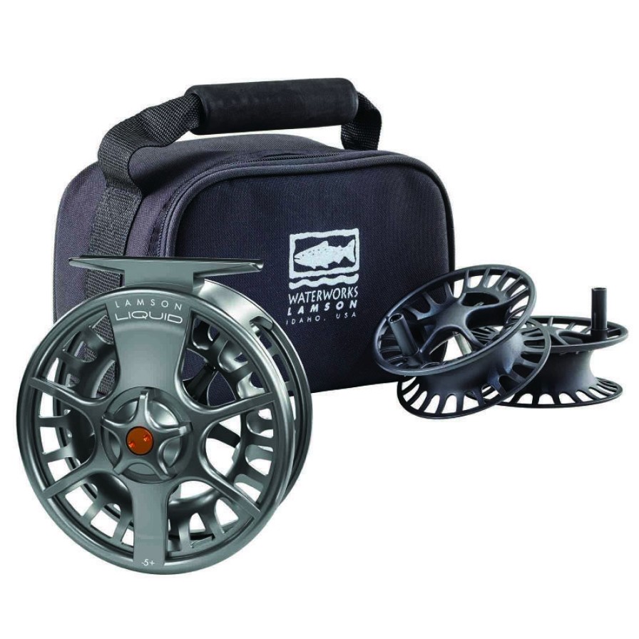 Reels * | Delicate Design Waterworks Lamson Liquid Fly Reel 3-Pack