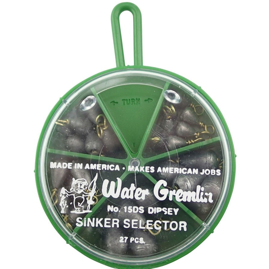 Terminal Tackle * | Glamor Model Water Gremlin Lead Swivel Sinker Selector