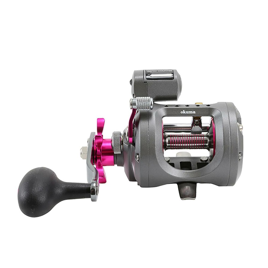 Reels * | Best Quality Okuma Cold Water Ladies Edition Line Counter Reel