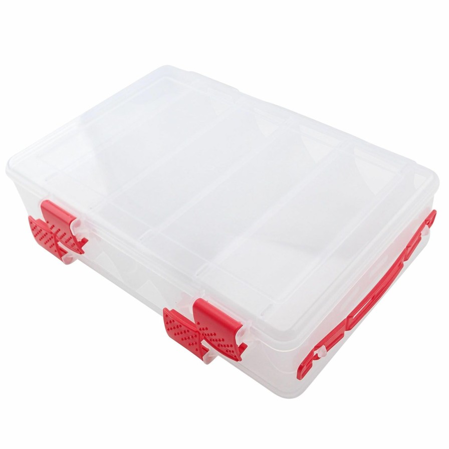 Gear & Tackle Storage * | At Discount Prices Amish Outfitters Double-Sided Crankbait Tackle Box