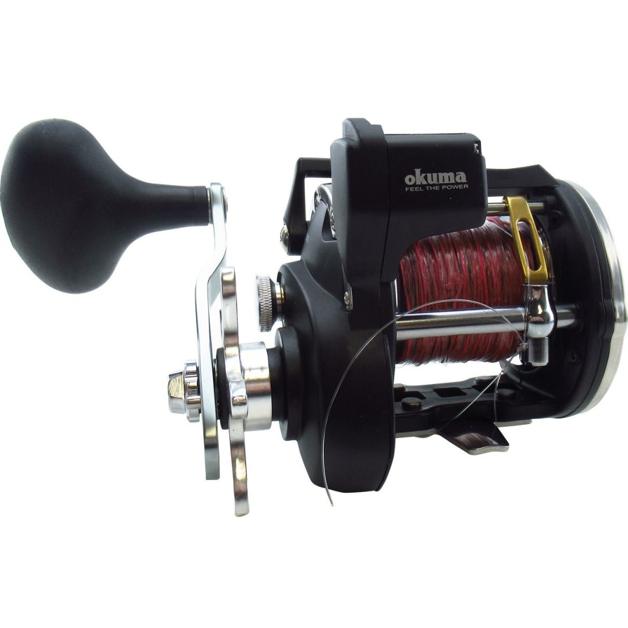 Reels * | Quality Guarantee Okuma Convector Line Counter Pre-Spooled 5-Color Lead Core Trolling Reel