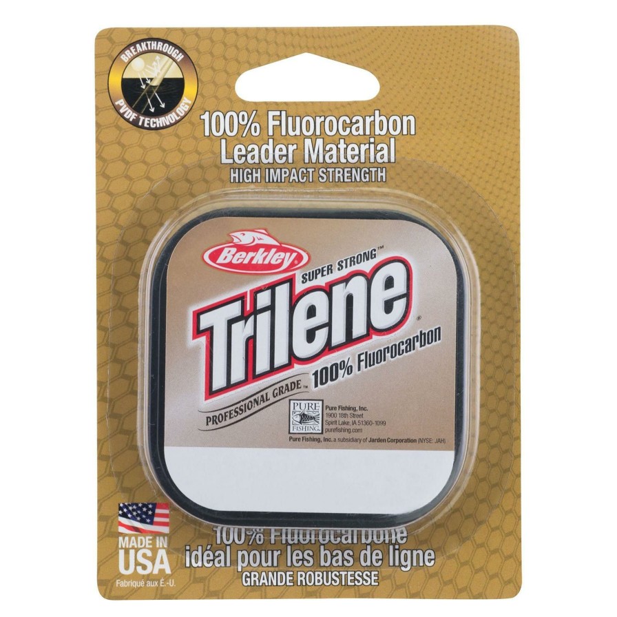 Line * | Quality Guarantee Berkley Trilene 100% Fluorocarbon Leader Material