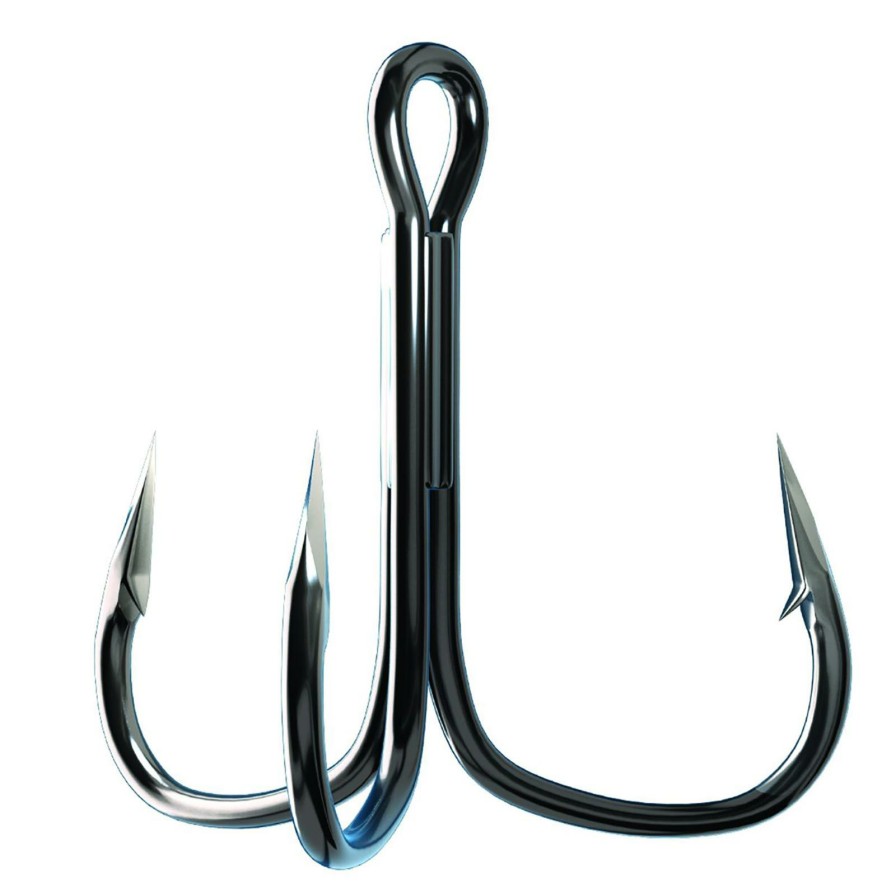 Terminal Tackle * | Bargain Sale Eagle Claw Trokar Tk949 Wide Gap Treble Hooks