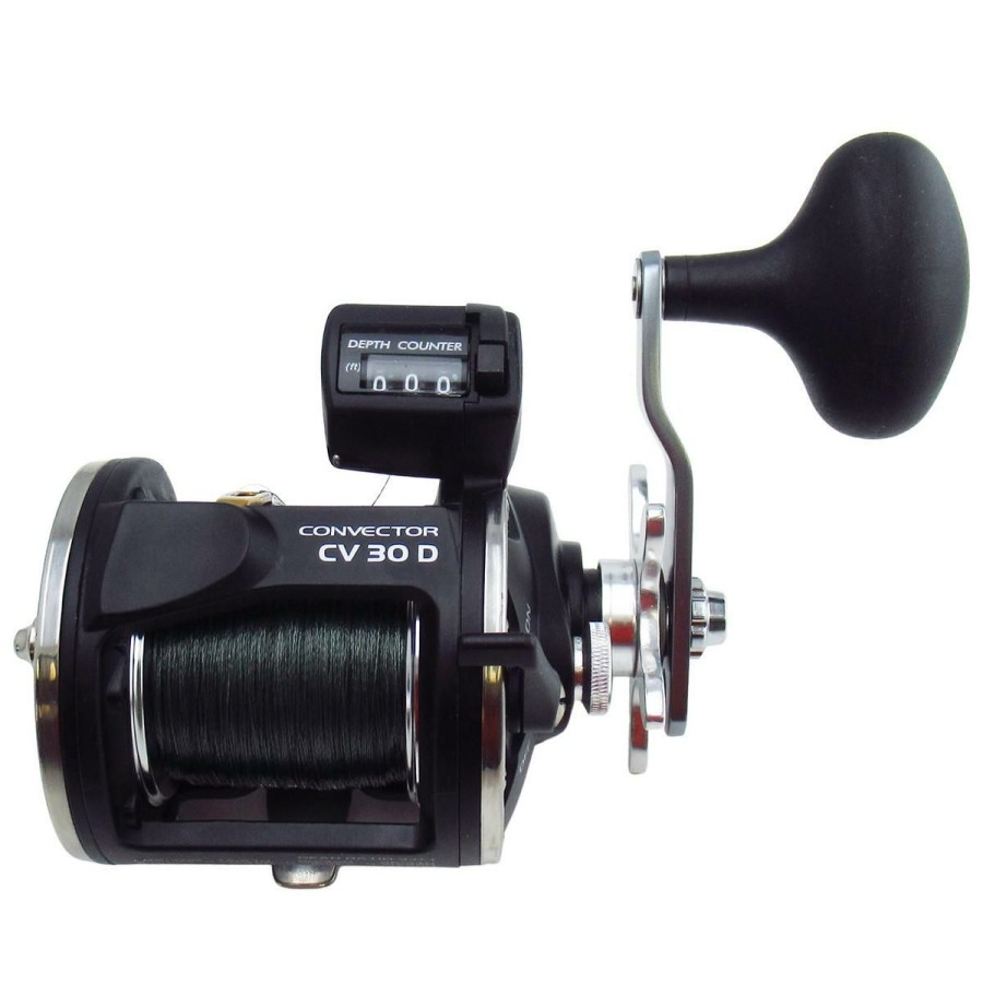 Reels * | Classical Style Okuma Convector Line Counter Pre-Spooled Braid Trolling Reel