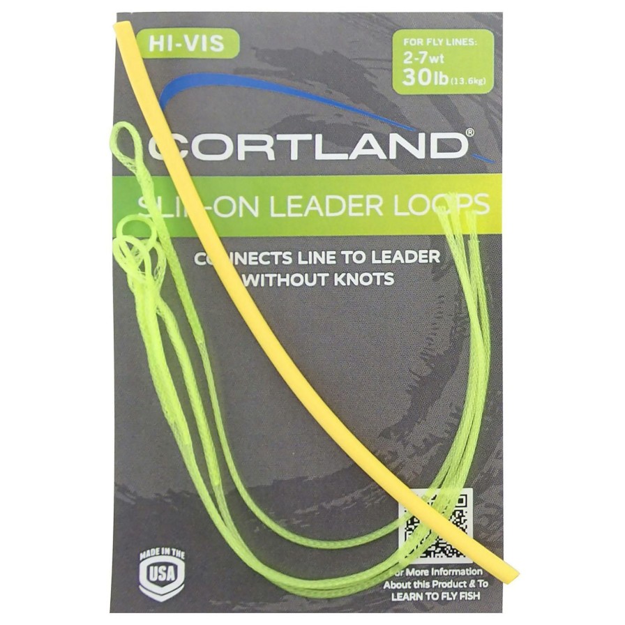 Line * | Quality Guarantee Cortland Sinking Slip-On Leader Loops