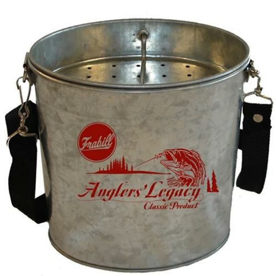 Fishing Accessories * | Offering Discounts Frabill Galvanized Wade Bucket