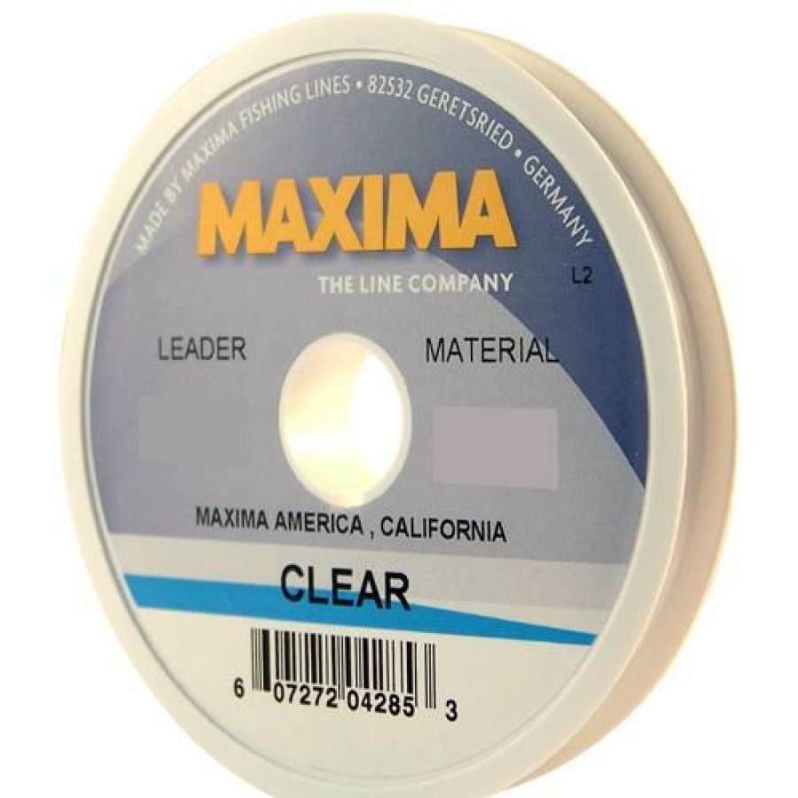 Line * | At Unbeatable Price Maxima Clear Monofilament Leader Material