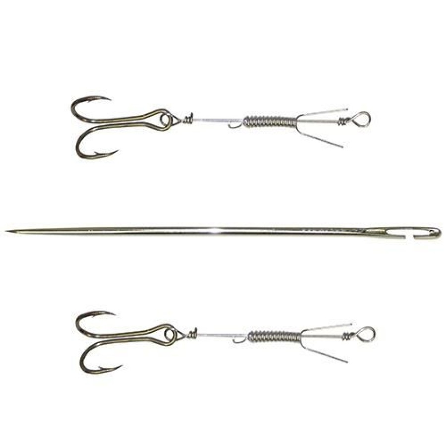 Terminal Tackle * | High Quality Eagle Claw Double Hook Minnow Rig